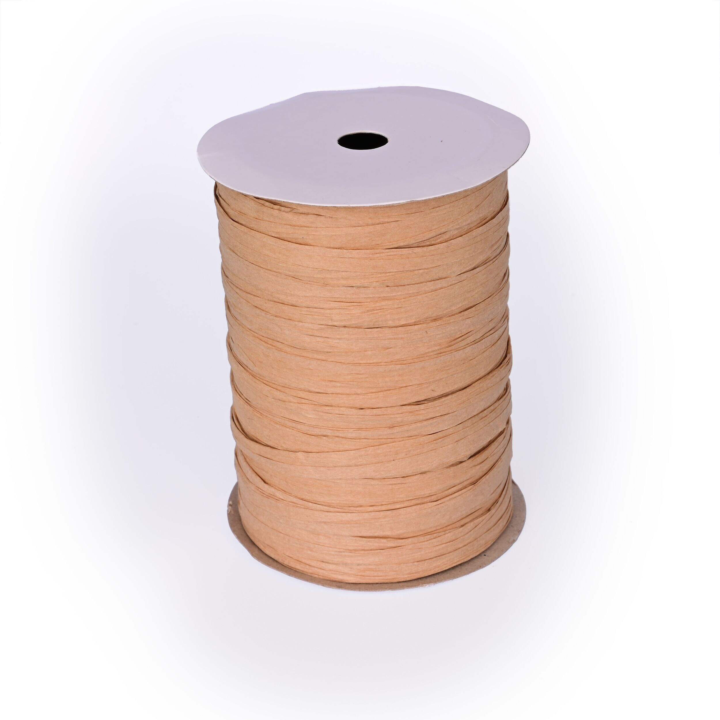 Gift Wrapping Paper Twine Ribbon Spool, Pink, 100-ft, for Birthday/Gender Reveal/Baby Shower/Graduation Front_Elevated