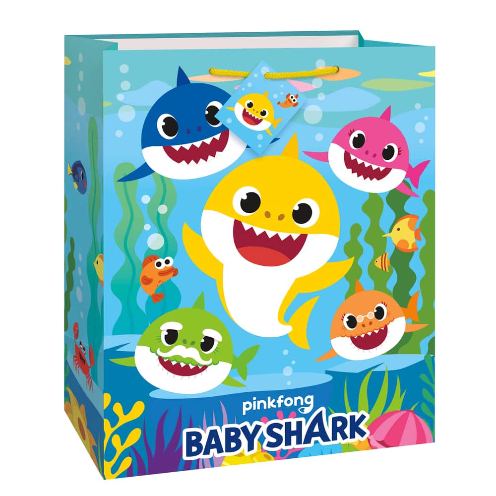 8 Gobelets en carton FSC® - Baby Shark™ - 25 cl - Jour de Fête - Baby Shark  - LICENCES ET THEMES