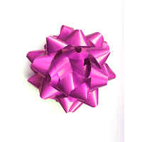 Gift Wrapping Bow, Pink, 9-in, for Gender Reveal/Baby Shower/Valentine's Day Front_Flat