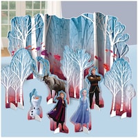 Disney Frozen Table Decorating Kit Centerpieces, Blue, 15.75-in, 9-pk, for Birthday Party