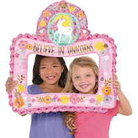 Inflatable Magical Unicorn Frame Front_Flat