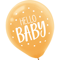 Fisher-Price Hello Baby Balloons, 15-pk Front_Angled_Right
