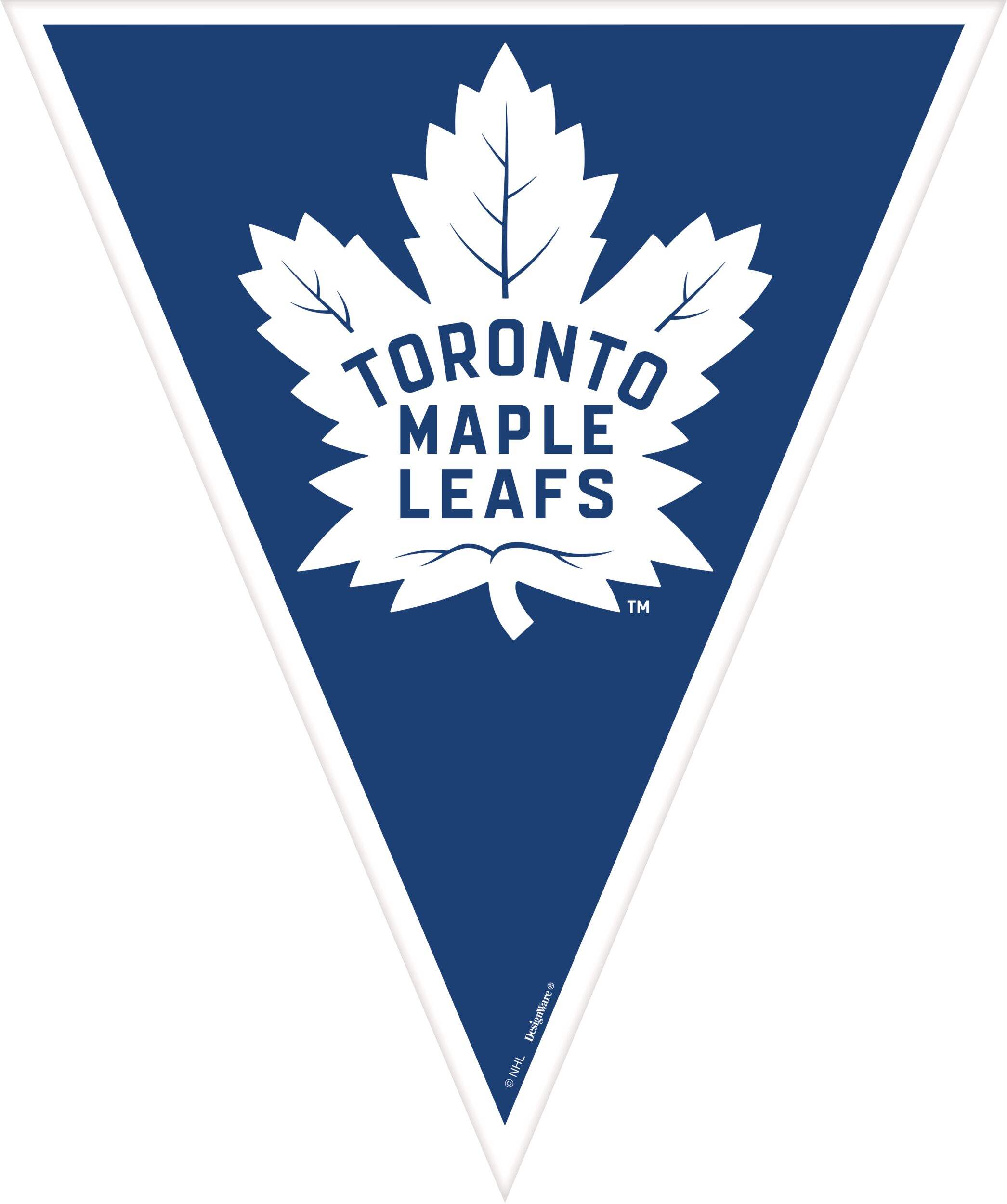 Toronto Maple Leafs Pennant Banner Front_Flat