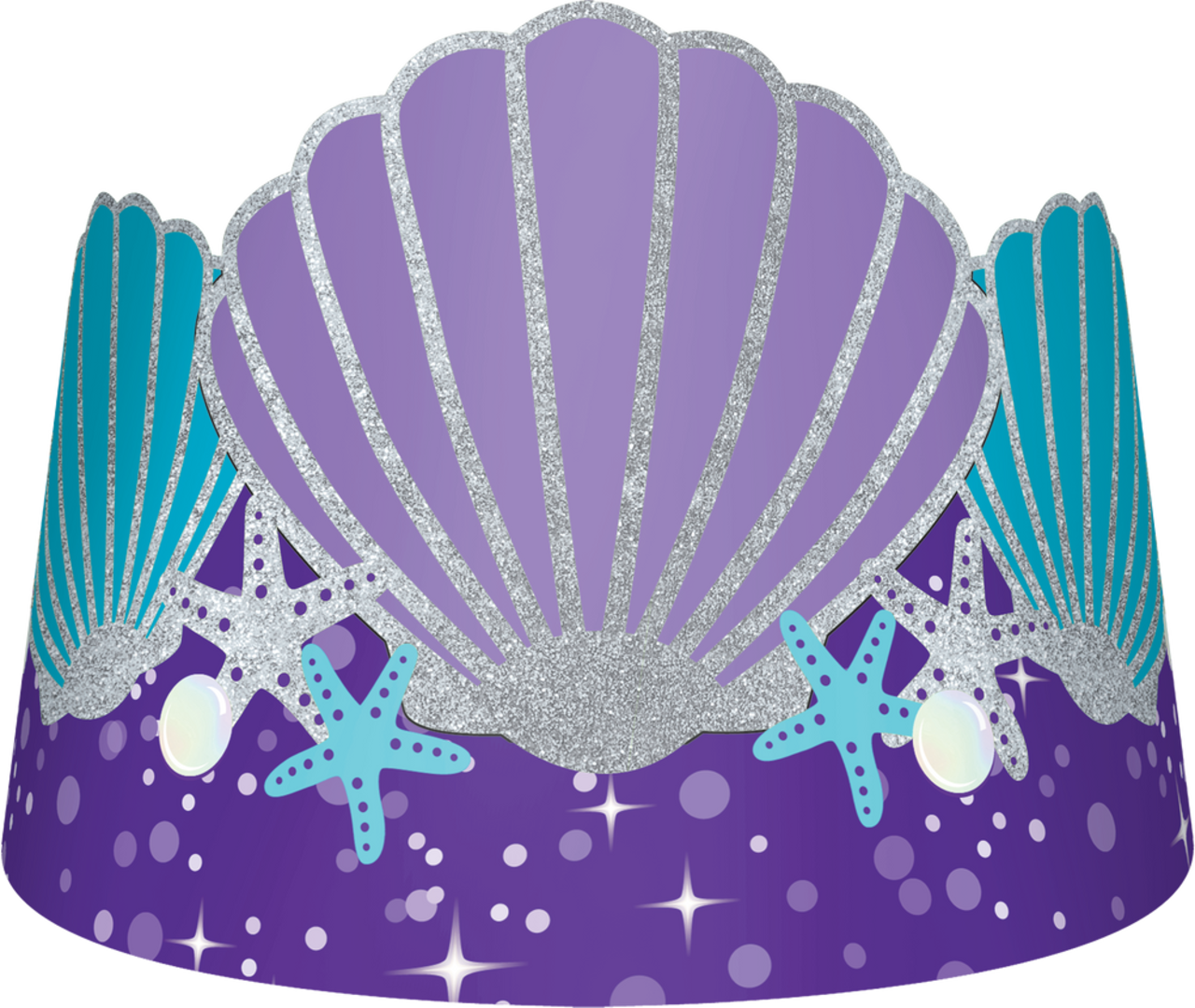 Mermaid birthday shop crown