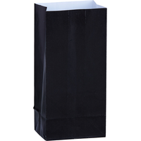 Rectangle Paper Treat Party Bags, Assorted Colours, 6.5-in, 12-pk, for Birthday Party