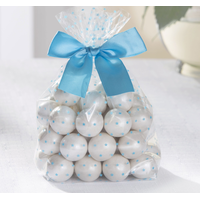 Sacs à friandises à pois avec boucles, paq. 12