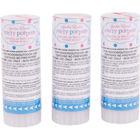 Gender Reveal Confetti Party Poppers, 12-pk Front_Flat