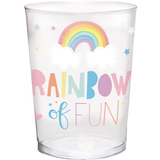 Magical Rainbow Reusable Party Favour Cup Front_Elevated
