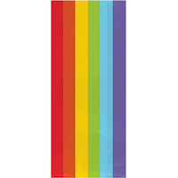 Sac de fête, petit, arc-en-ciel Front_Flat