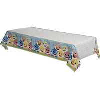 Baby Shark Paper Table Cover Front_Angled_Left