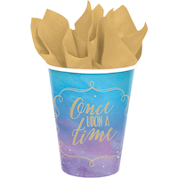 Disney Once Upon a Time Birthday Party Disposable Cups, 9-oz, 8-pk Front_Flat