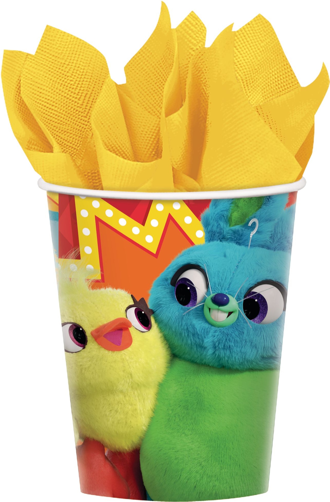 Toy Story 4 Birthday Party Disposable Paper Cups, 9oz, Pink, 8pk