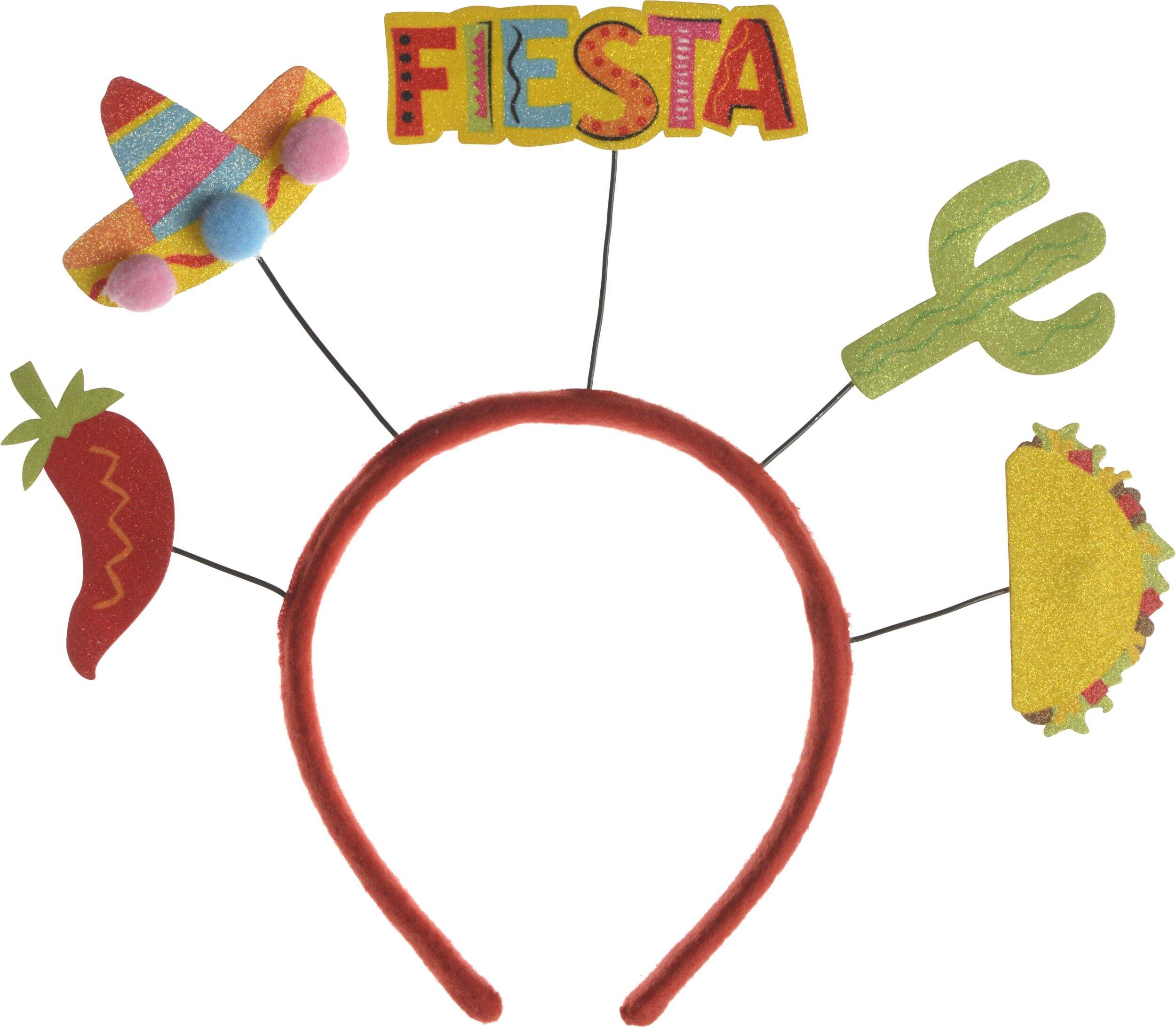 Glitter Fiesta Headband Front_Flat