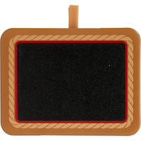 Yeehaw Western Chalkboard Clips, 8-pk Front_Flat