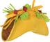 Fiesta Giant Felt Foam Taco Hat, Multi-Coloured, One Size, Wearable Accessory for Cinco de Mayo/Halloween Front_Angled_Left