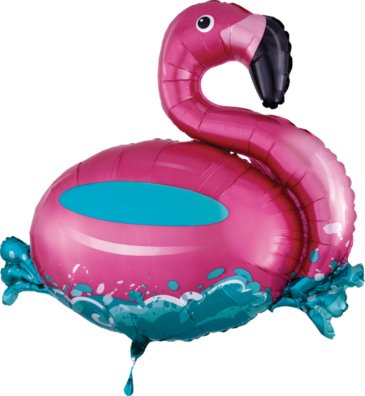 Ballon gonflable géant flamant rose pour l'été/fête à la piscine, gonflage  à l'hélium inclus, 30 po