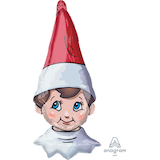 Elf on a Shelf Balloon, 38-in Front_Flat