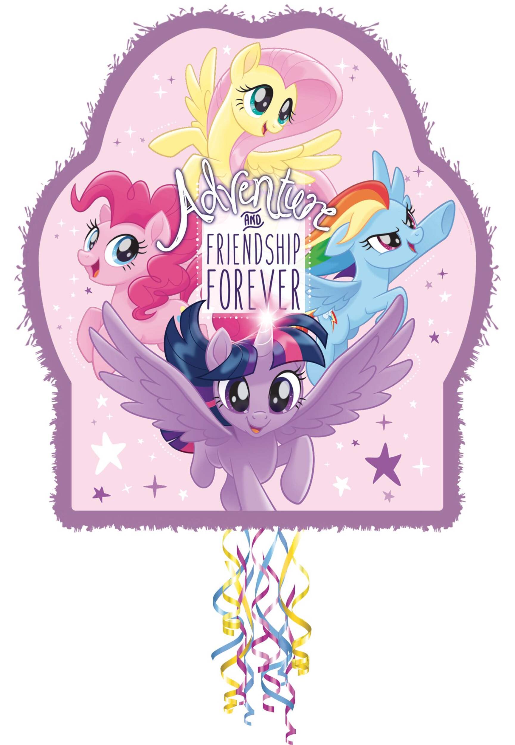 Pull String My Little Pony Pinata Front_Flat