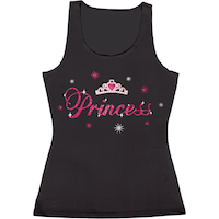 Débardeur anniversaire de princesse Front_Flat