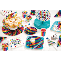 Mirlitons de fête métallisés arc-en-ciel, paq. 8 Composite_or_Mixed