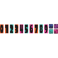 Splatoon Jumbo Add-An-Age Letter Birthday Banner, 10-ft Front_Flat