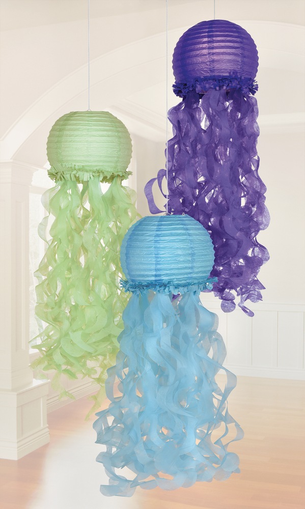 Jellyfish Paper Lantern Birthday Party Decorations, 3pk Canadian Tire