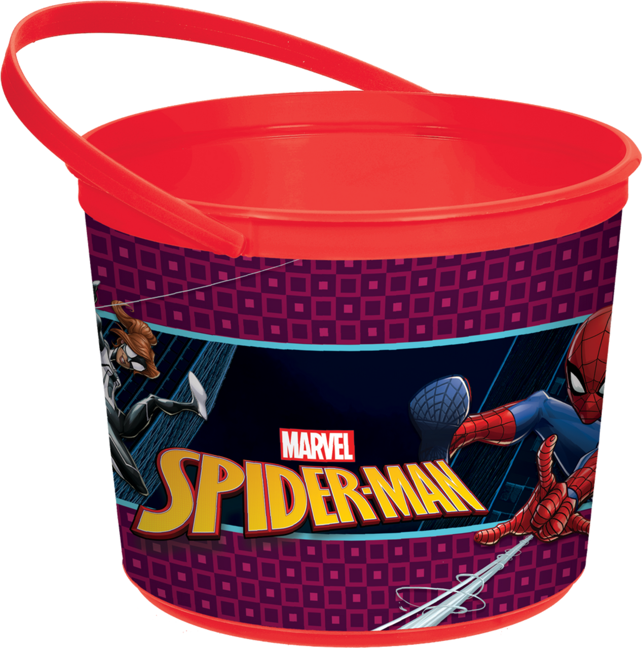 Contenant de cadeaux-surprises pour fête d'anniversaire, Spider-Man Webbed  Wonder, rouge