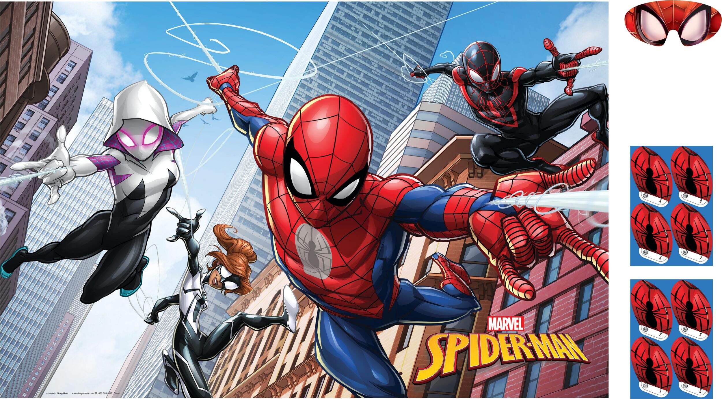 Spider-Man Webbed Wonder Party Game Front_Flat