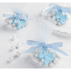 Mini Blue Clothespin Baby Shower Favor Charms 24ct