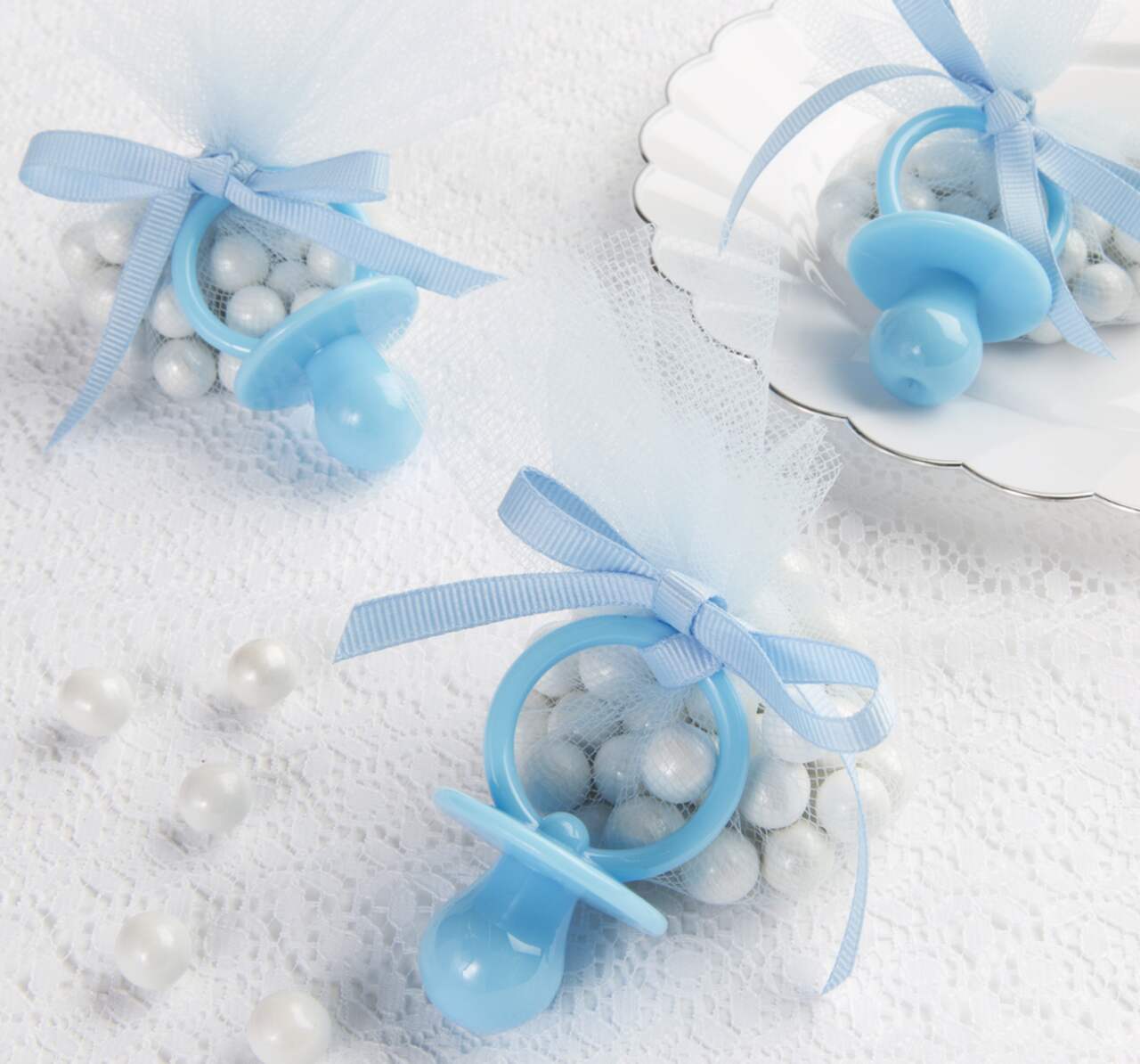 Pacifier baby shower favors sales