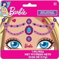 Barbie Mermaid Body Jewelry for Birthday Party Favours, 10-pc Front_Flat