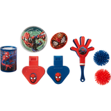 Disney Marvel Spider-Man Mega Mix Party Favour Pack, Blue/Red, 48-pk, for Birthday/Party Favour Composite_or_Mixed
