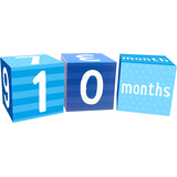 Age Block Photo Props, 3-pc Composite_or_Mixed