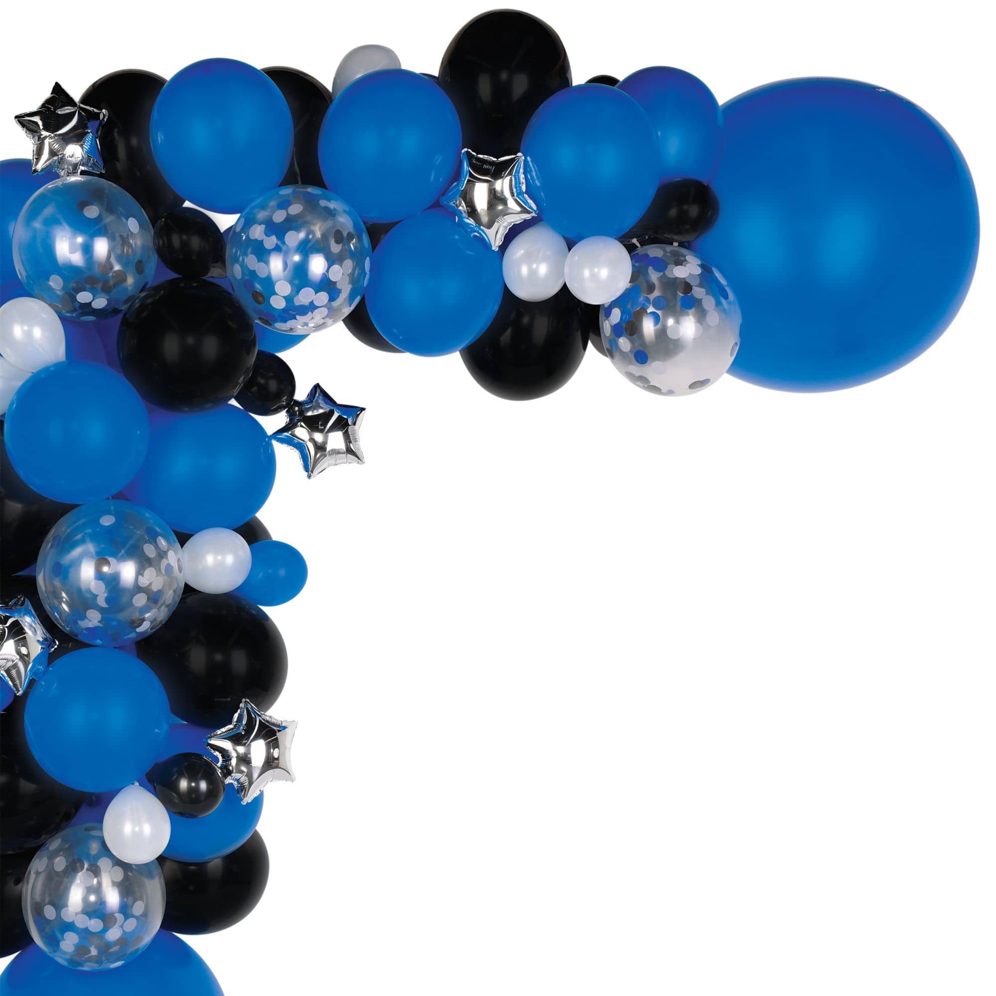 Nautical Balloon Garland Kit Navy Blue Red Confetti Balloons for
