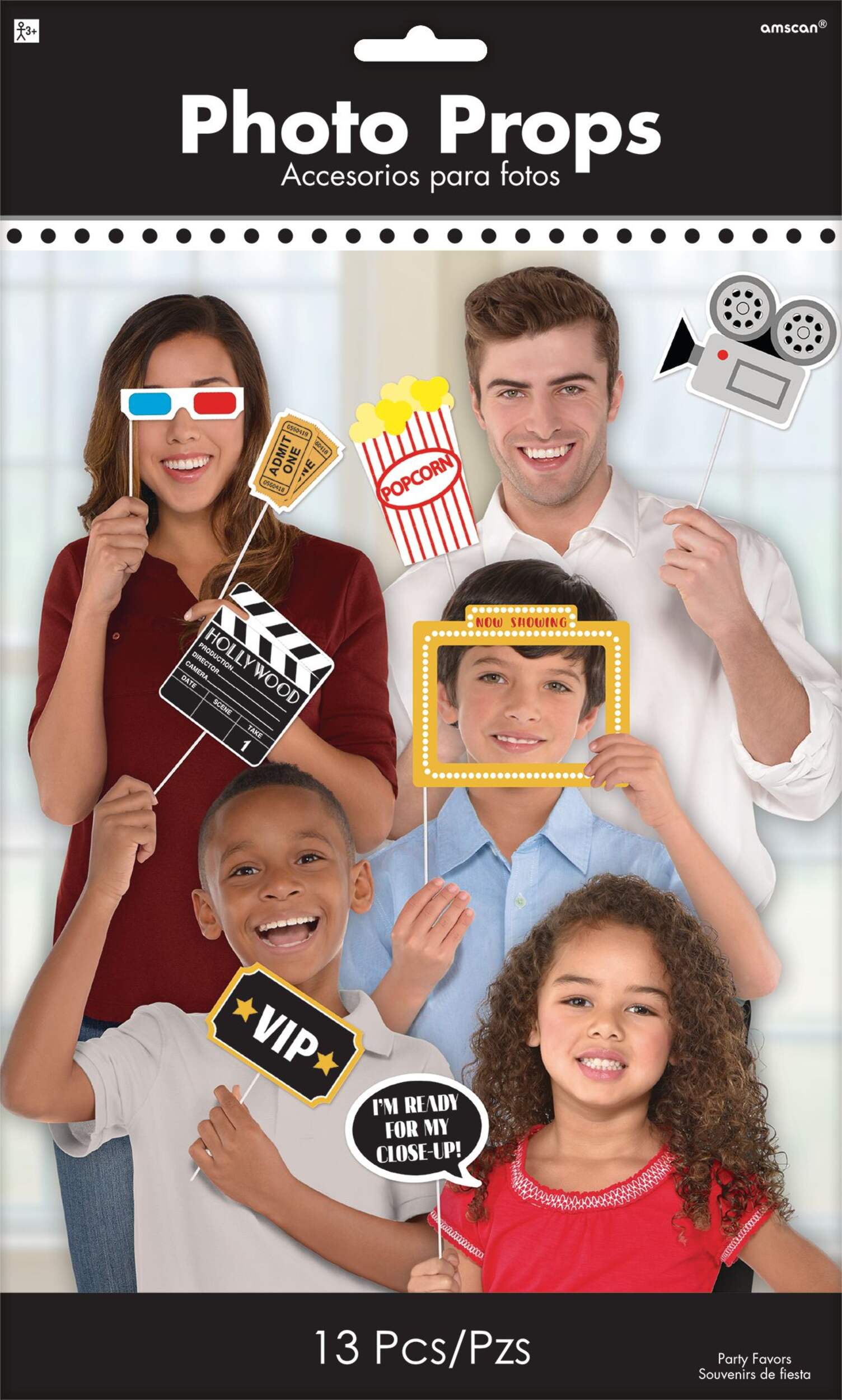 Accessoires de film pour cabine photo, paq. 13 Front_Flat