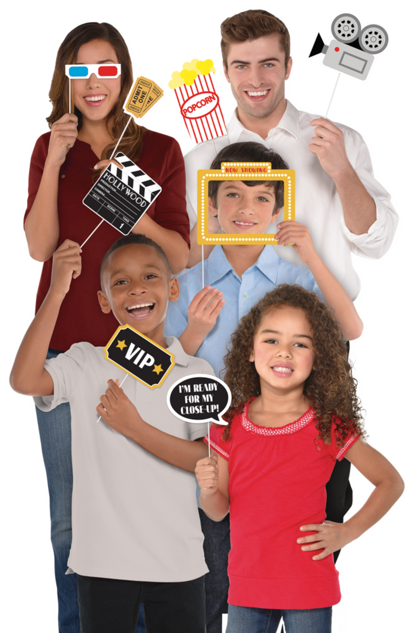 Movie themed photo on sale booth props
