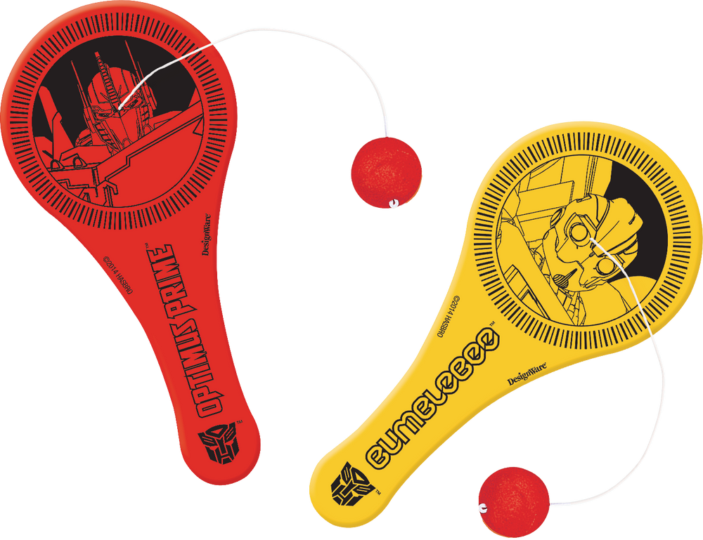 Transformers Core Paddle Ball for Birthday Party Favours, 12pk, Ages 3