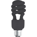 CFL Light Bulb, Black, 4.5-in, for Halloween/Birthday/Summer Party Front_Flat