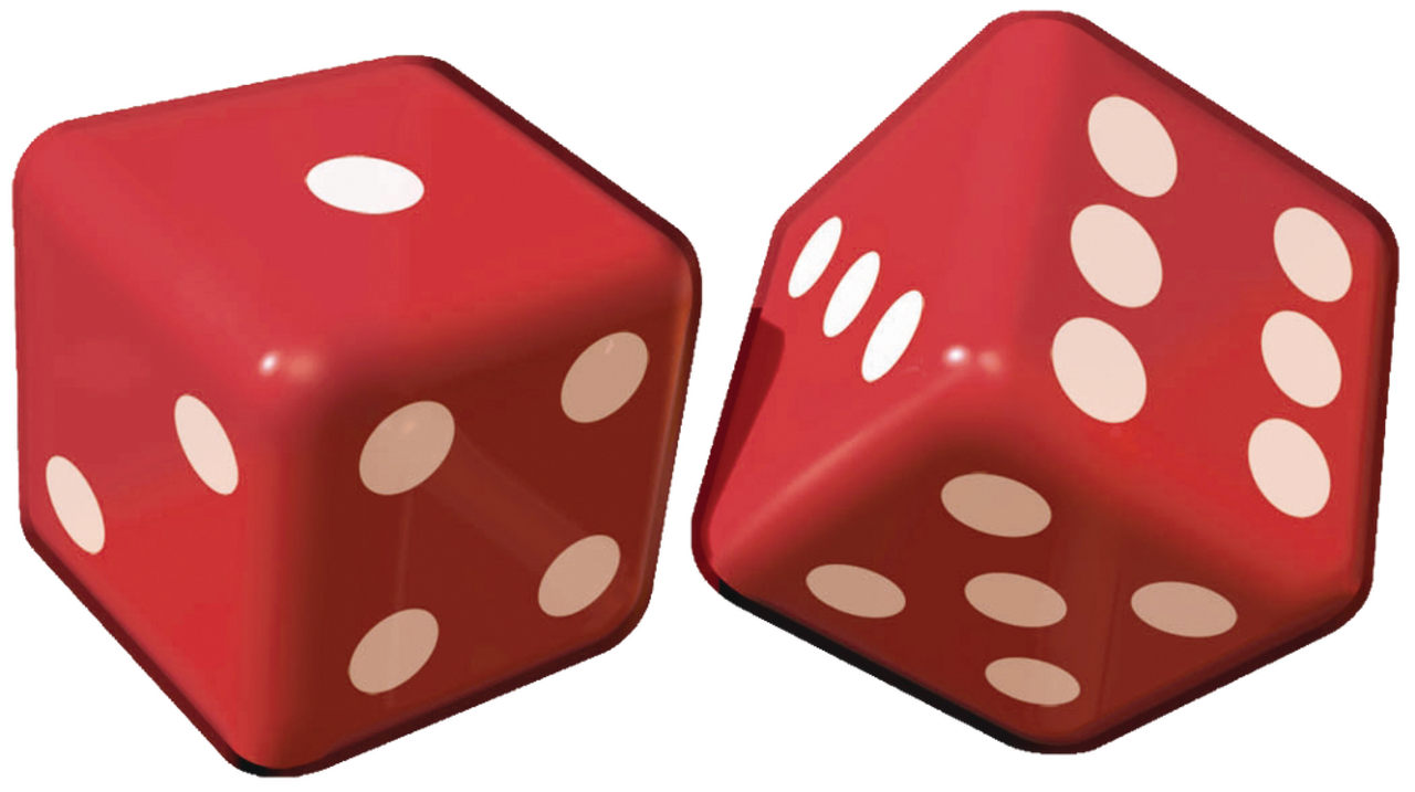 Large Inflatable Dice Decorations, 2-pk
