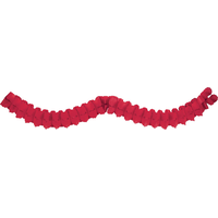 Paper Hanging Garland Banner Decoration, Assorted Colours, 12-ft, for Birthday/Graduation/Wedding/Baby Shower