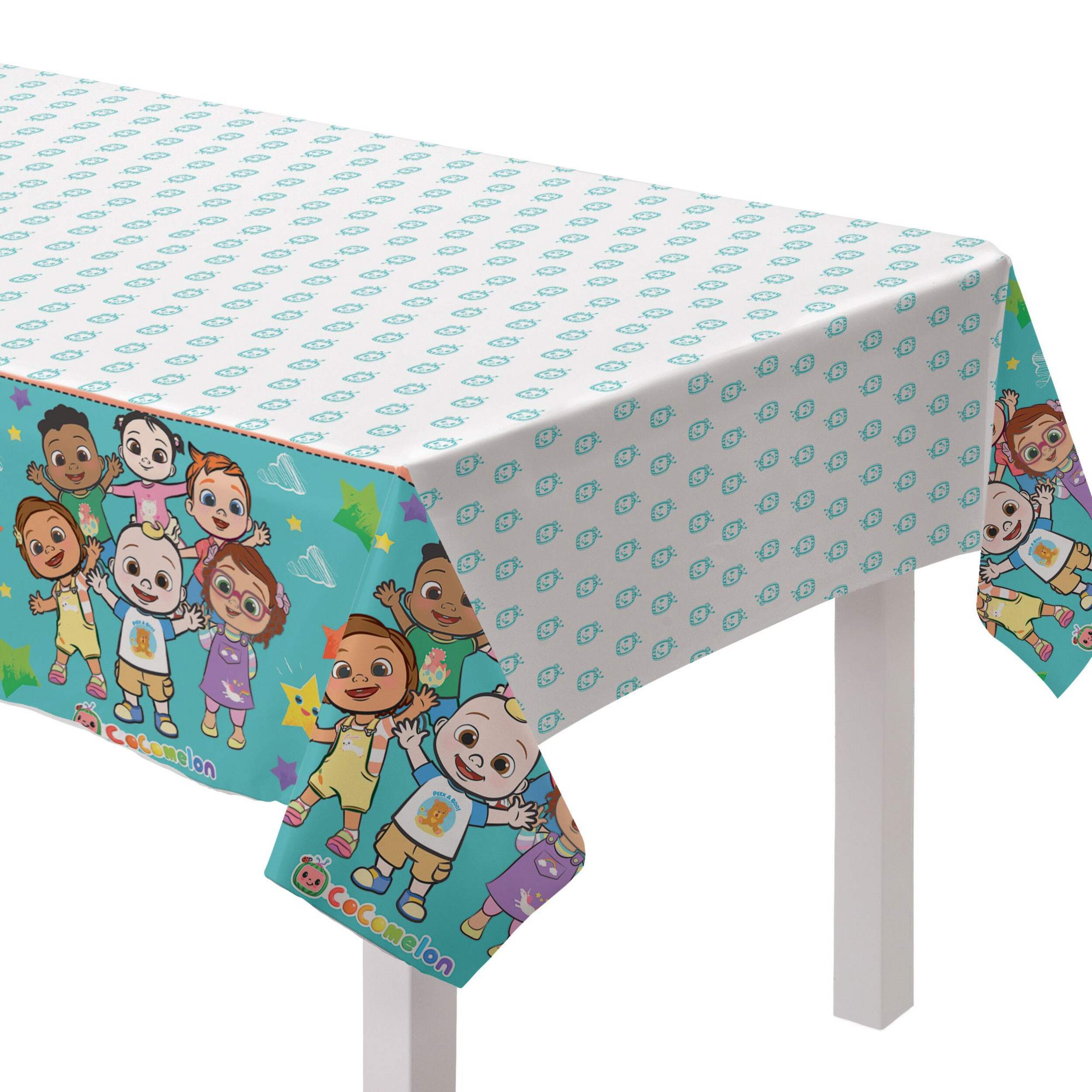CoComelon Paper Table Cover, 54-in x 96-in CloseUp