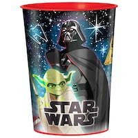 Gobelet à surprises en plastique Star Wars : Galaxie d'Aventures, 16 oz Front_Flat
