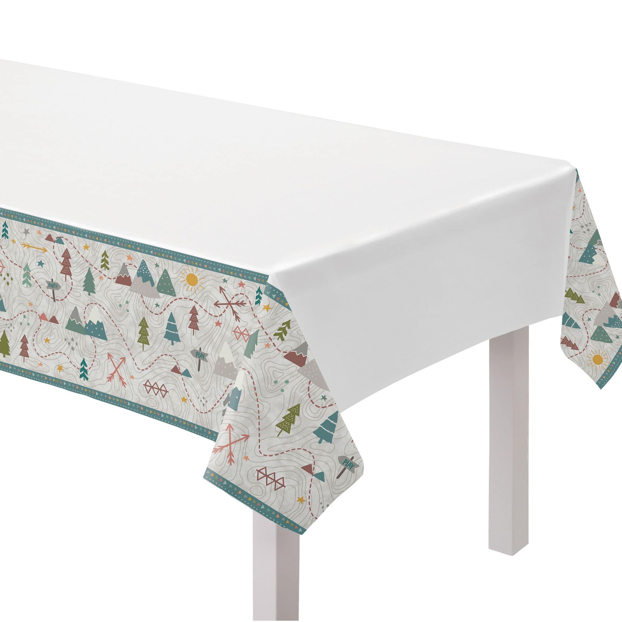 Wilderness Paper Table Cover, 54-in x 96-in | Party City