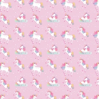 Papier d'emballage imprimé Licorne enchantée