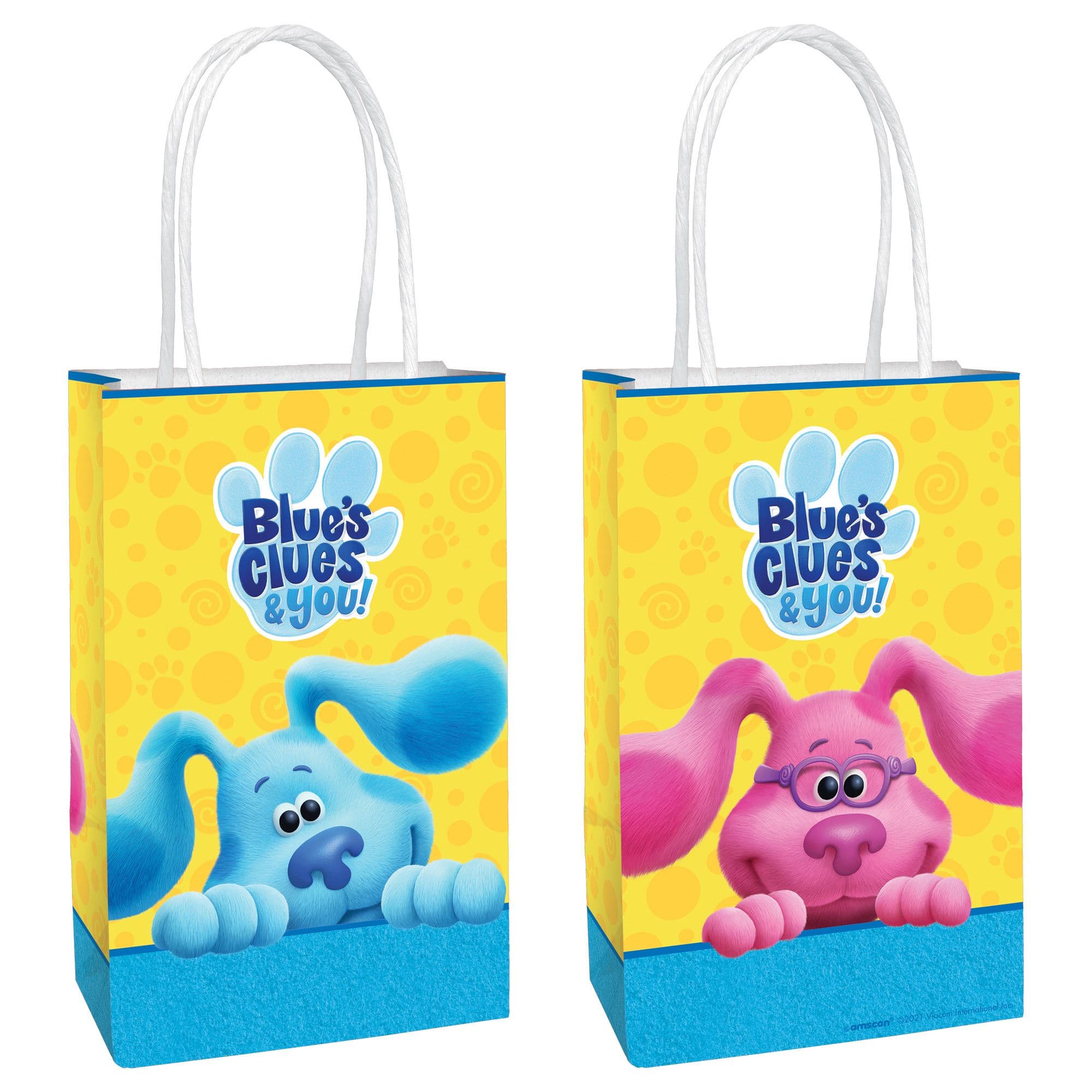 Nickelodeon Blue's Clues Pinata Hanging Pull String Decoration, Blue,  15-in, Holds 2lb of Pinata Filler, for Birthday Parties