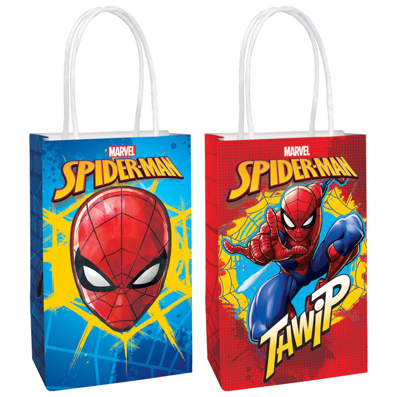 Sac cadeau Spiderman – 24 sacs à bonbons avec autocollants de