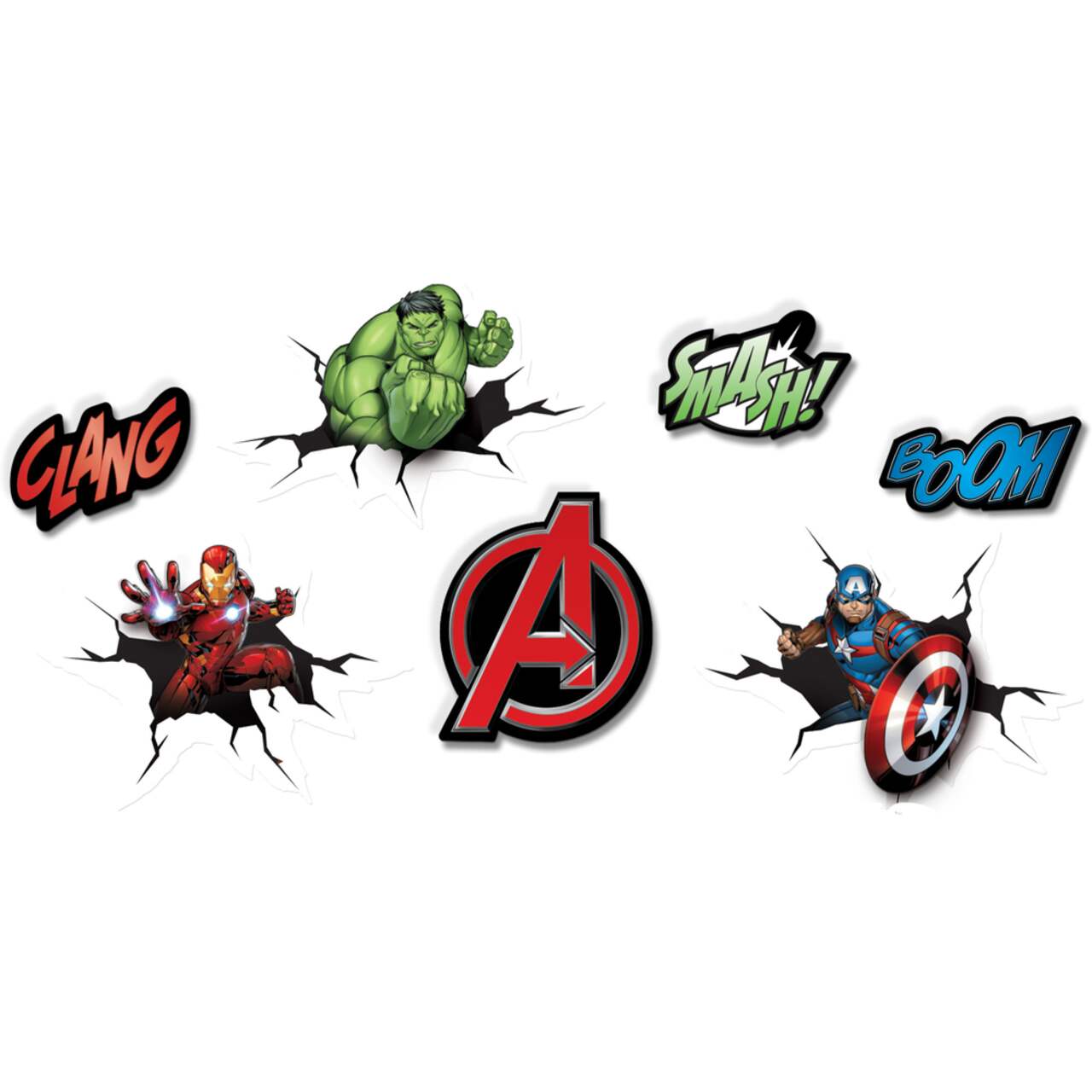 Marvel Powers Unite Avengers Wall Decorations
