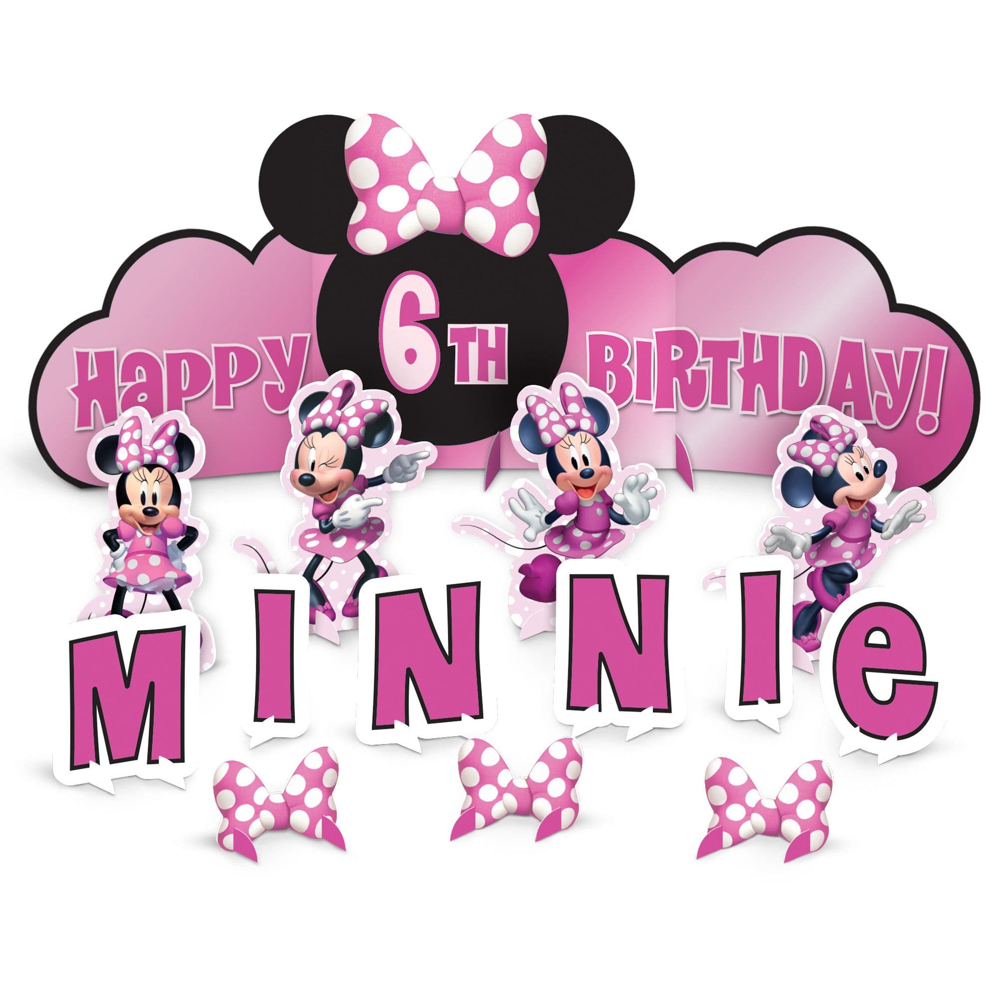 Disney Minnie Mouse Forever Table Decorating Kit, 14-pc