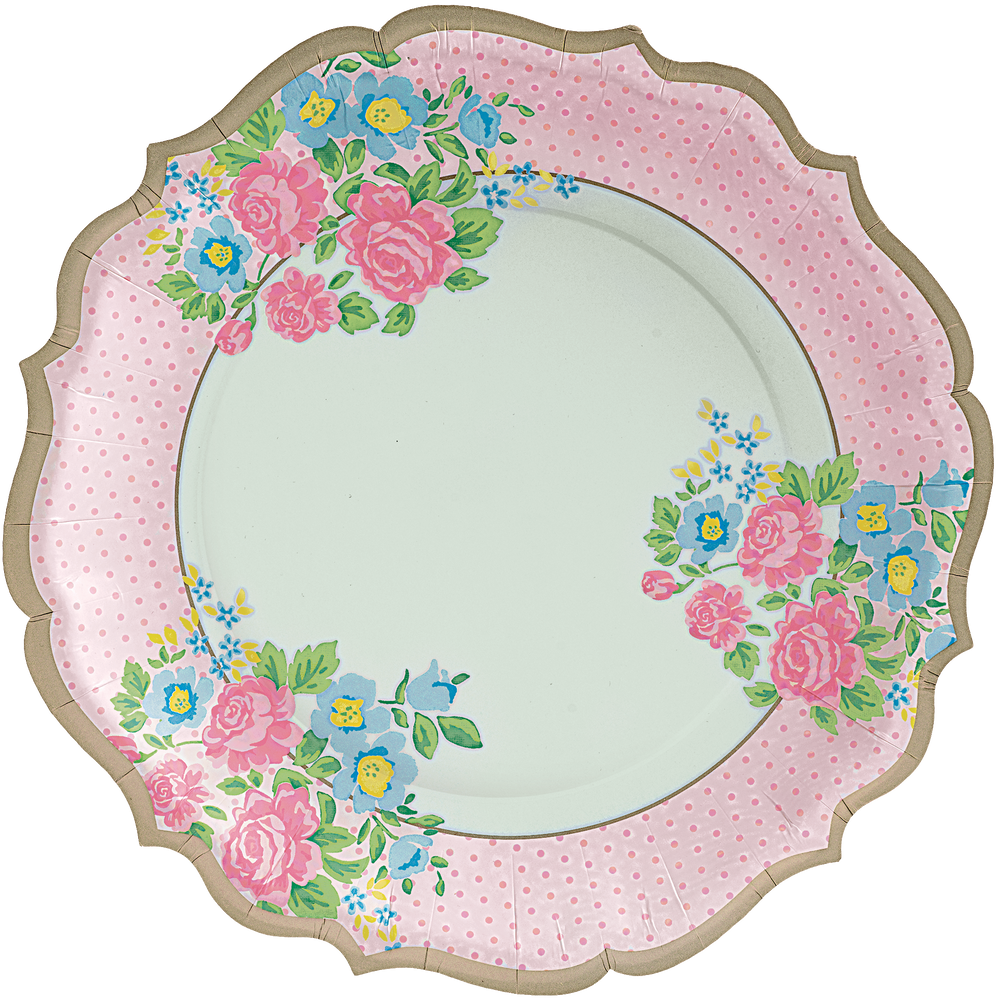 Tea Party Ornate Dinner Plates, 8pk Canadian Tire