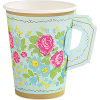 Tea Party Cups with Handles, 8-pk Front_Elevated